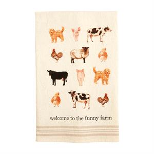 Welcome Farm Animal Towels
