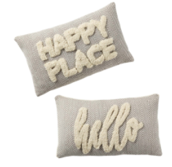 Happy Tufted Pillows