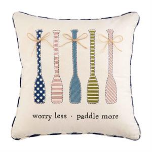 Worry Lake Applique Pillow
