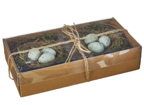 Box of Nested Robin Eggs
