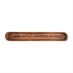 Blessing Long Tray Plaque