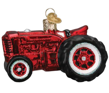 Old Farm Tractor Christmas Ornament