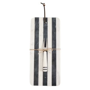 Long Stripe Marble Board Set