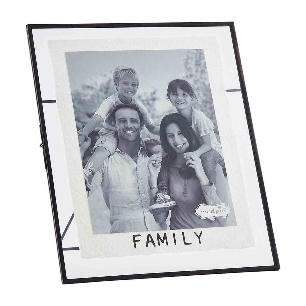 Family Glass Metal Frame