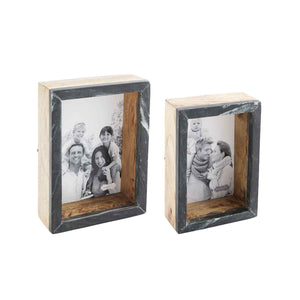 Black Marble Block Frame