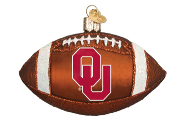 Oklahoma Football Christmas Ornament