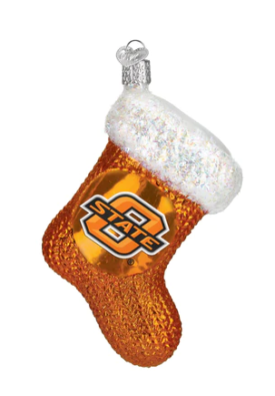 OK State Stocking Christmas Ornament
