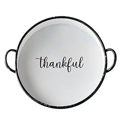 Thankful Round Tray