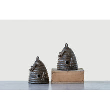 Load image into Gallery viewer, Cast Iron Beehive Bookends, Set of 2
