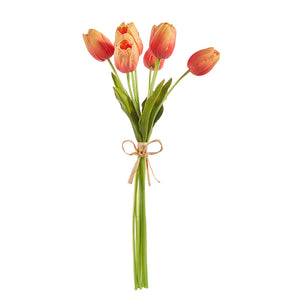 15" Real Touch Orange and Yellow Tulip Bundle