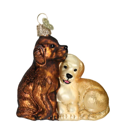 Puppy Love Christmas Ornament