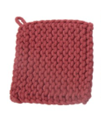 Load image into Gallery viewer, Square Cotton Crocheted Pot Holder
