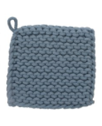 Load image into Gallery viewer, Square Cotton Crocheted Pot Holder
