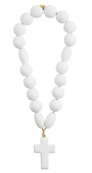 White Bead Decor