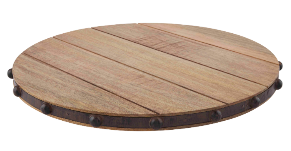 Bead Rim Lazy Susan