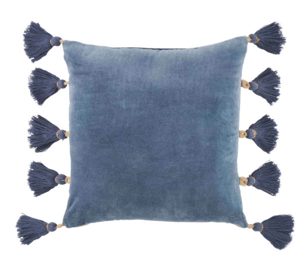 Velvet Tassel Pillow