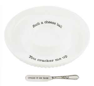 Cheese Ball Dish Set