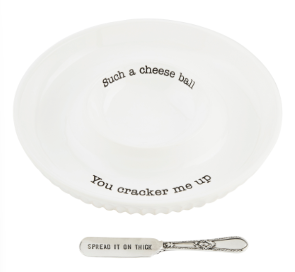 Cheese Ball Dish Set