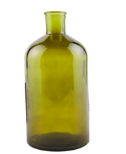 Load image into Gallery viewer, Green Glass Bottle Vase
