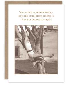 Being Strong Encouragement Card