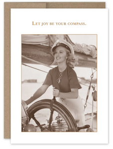 Let Joy Be Your Compass Birthday Card