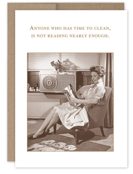 Time To Clean Birthday Card