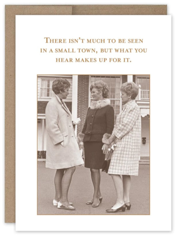 Small Town Birthday Card