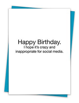 Crazy For Social Media Card