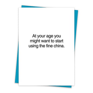 Fine China Card