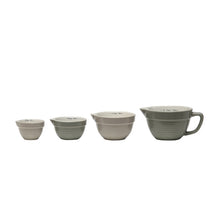 Load image into Gallery viewer, Stoneware Batter Bowl Shaped Measuring Cups
