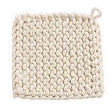 Load image into Gallery viewer, Square Cotton Crocheted Pot Holder
