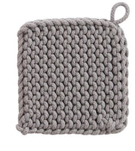 Load image into Gallery viewer, Square Cotton Crocheted Pot Holder
