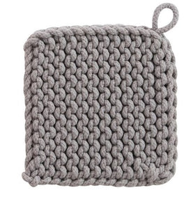 Square Cotton Crocheted Pot Holder