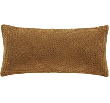 Load image into Gallery viewer, Woven Suede  Lumbar Pillow
