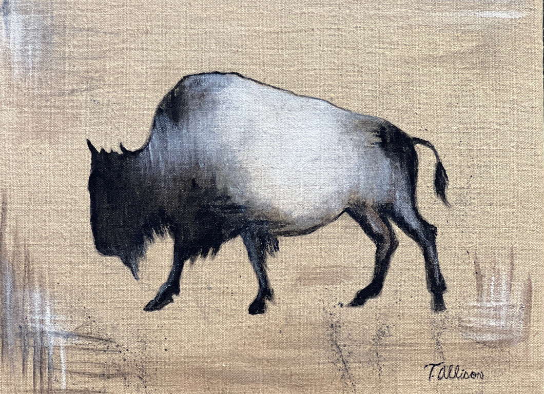 Buffalo on Burlap, 24