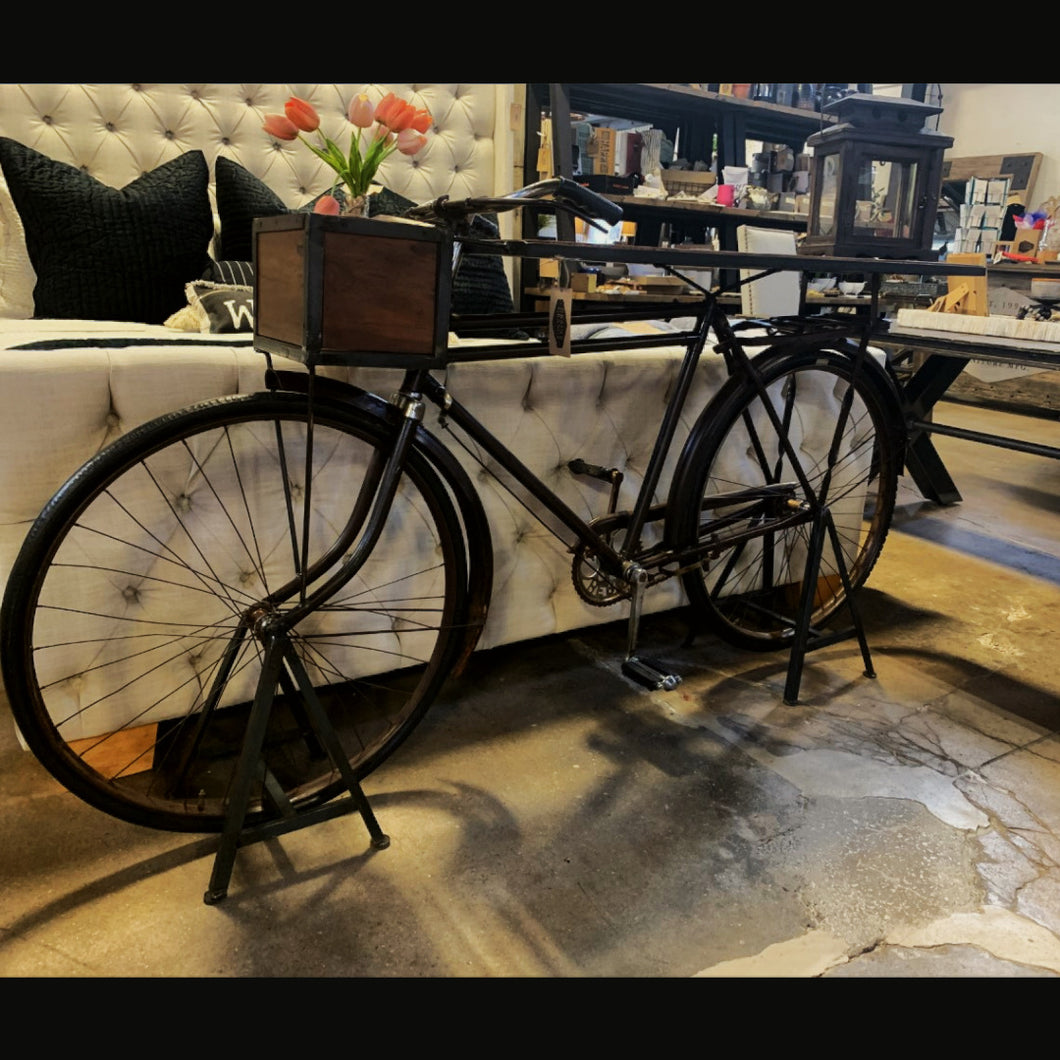 Vintage Bike Bar Table