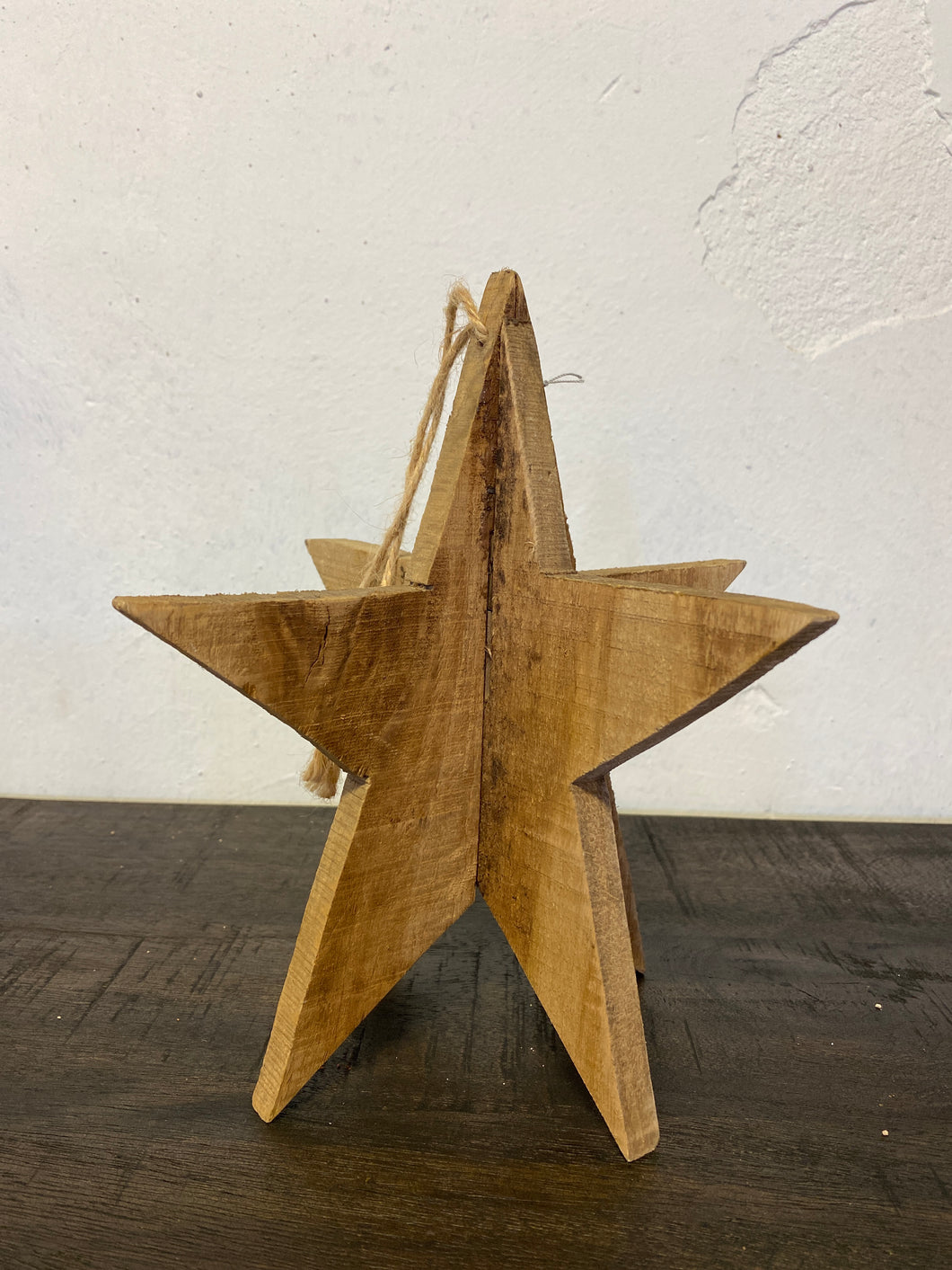 Wooden star ornament