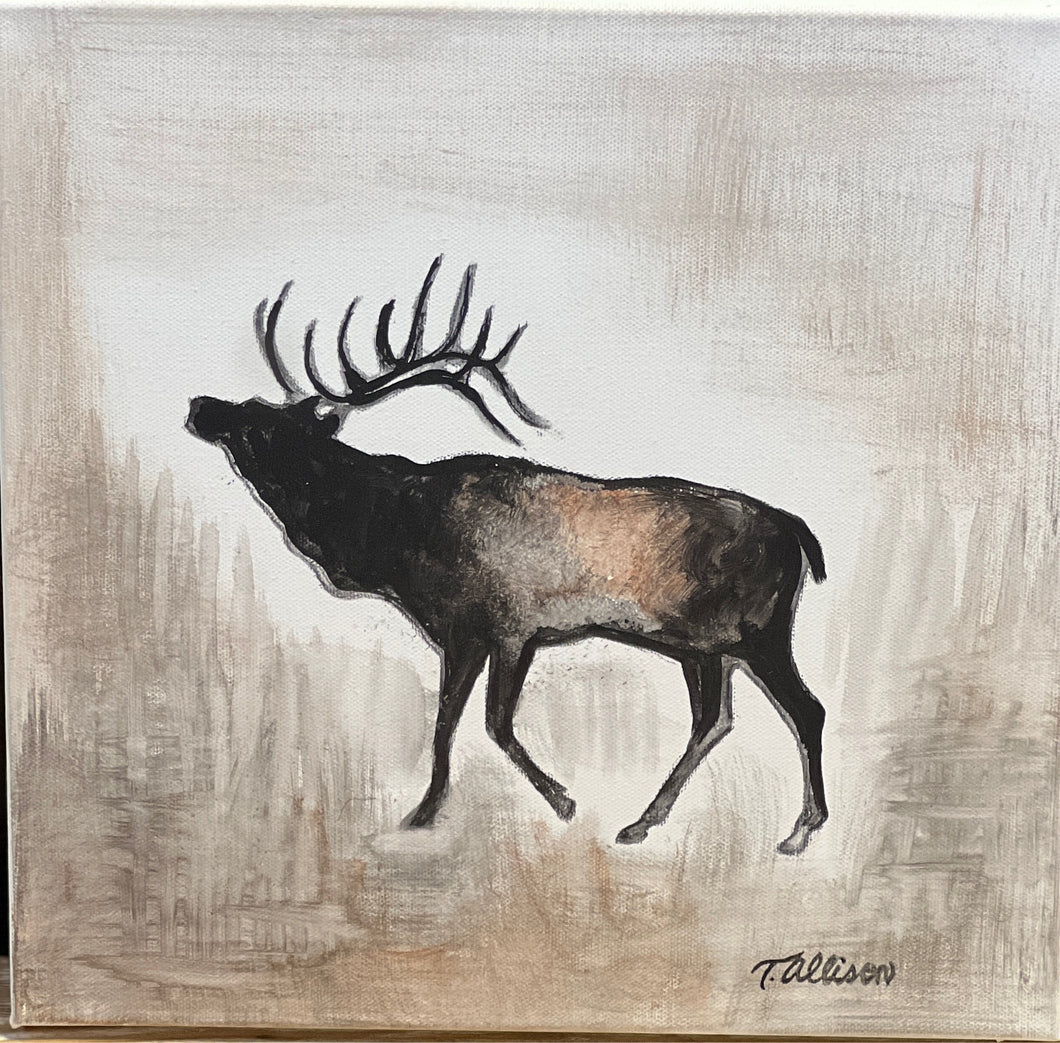 Elk, 12x12