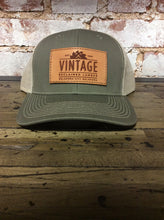Load image into Gallery viewer, Vintage Reclaimed Lumber Leather Patch Hat
