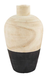 Black Two-Tone Vase