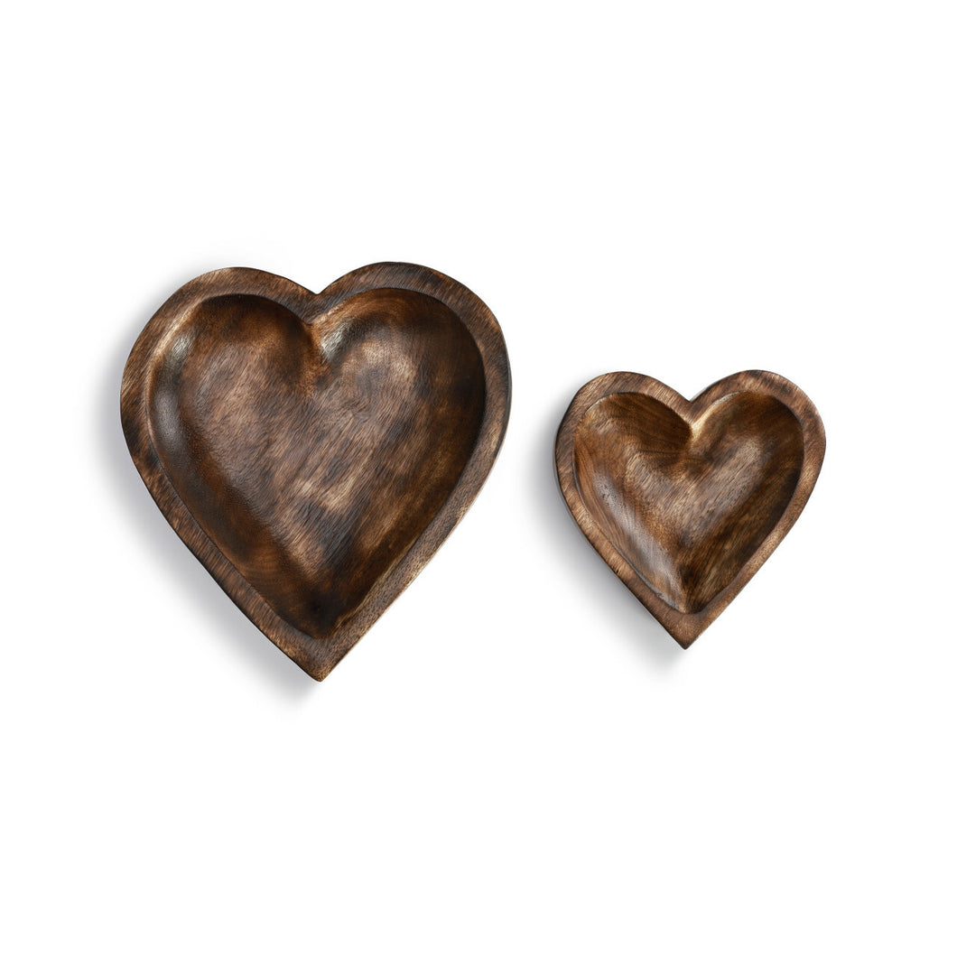 Wooden Heart Bowl