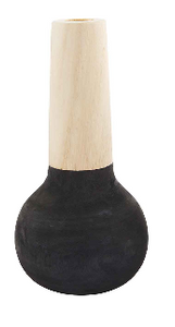 Black Two-Tone Vase