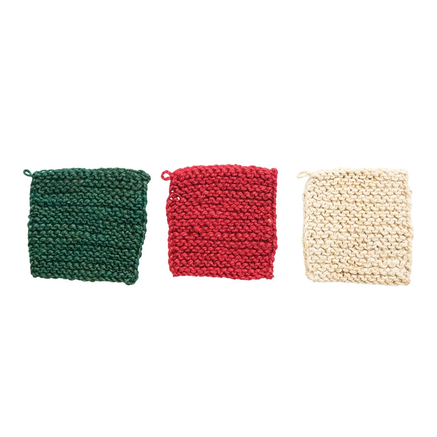 Cotton Crocheted Pot Holder