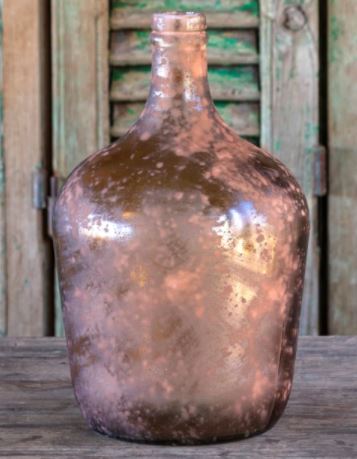 Decorative Burnished Bourbon Bottle